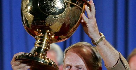 Nicklaus lifts the trophy