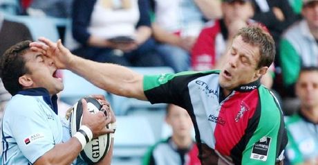 Volley: Cited for an alleged eye gouge
