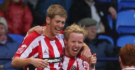 Carney celebrates United's goal