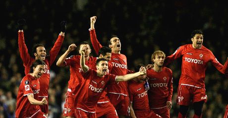 Fiorentina celebrate