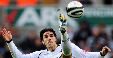 Gomez: At the double for Swansea