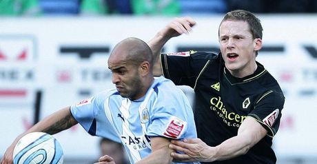 Berra in action for Wolves