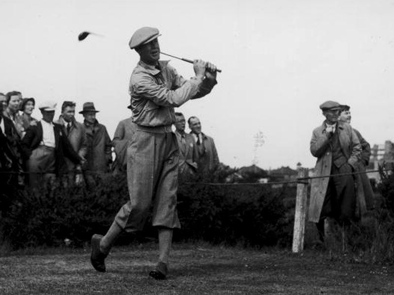 Byron Nelson is remembered as one of the finest competitors in Championship history, his name was etched on the trophy in 1940 and 1945.
