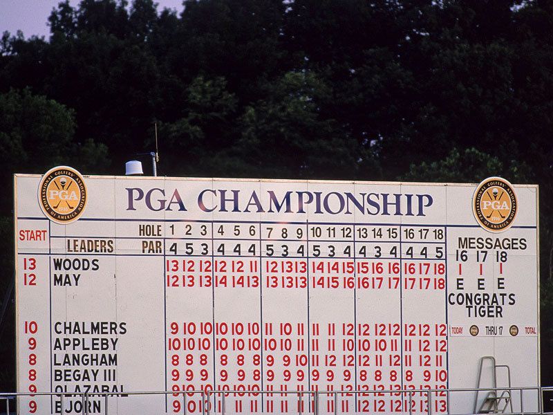 The two Americans set a Championship record with their 18-under-par scores.