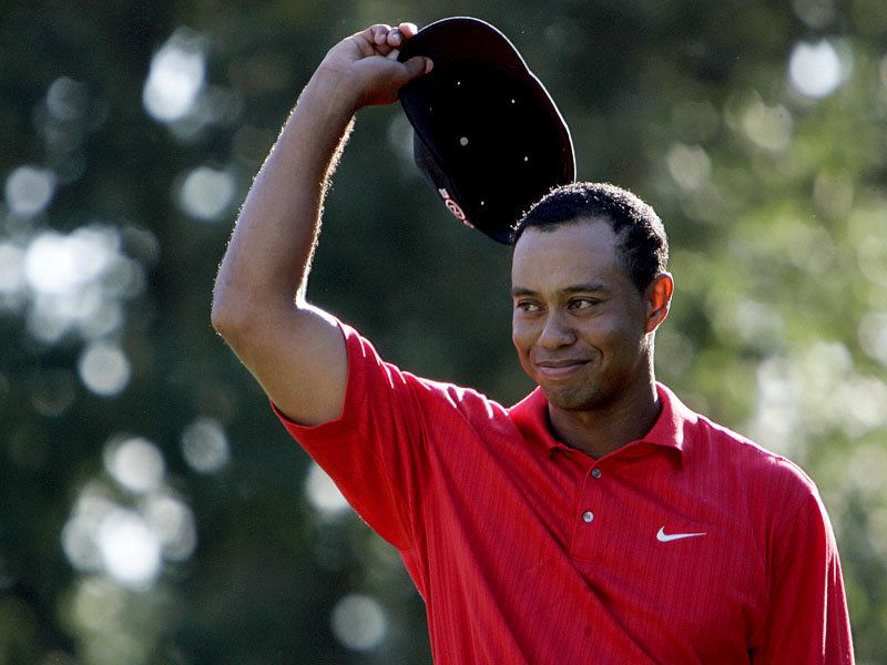 ...on the same course that he had won on seven years earlier.