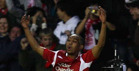 Blackstock: Celebrates only goal