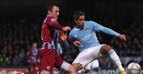 Thompson (left): Late winner
