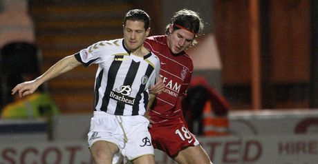 Davide Grassi (R): Former Aberdeen defender has agreed to join Dundee