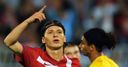 Pantelic: Celebrates after scoring Serbia's fourth goal