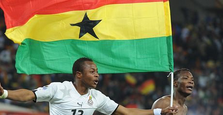 Ayew: Flying the flag