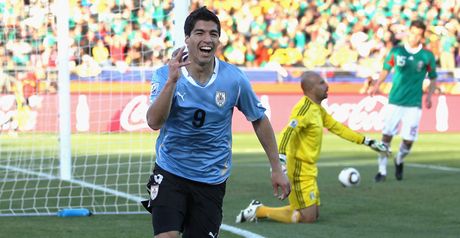Suarez: Opened his World Cup account