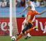 Robben: Fires home Holland's opening goal