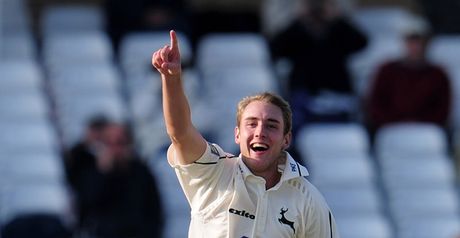 Broad: signed a three-year contract extension with Nottinghamshire