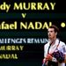 A fourth round exit follows at the French Open before Murray makes it all the way to the Wimbledon semis, where Nadal ends his run in straight sets.