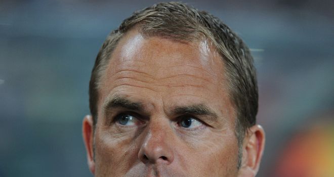 De Boer: Wants striker to 'make things happen in the final stages'