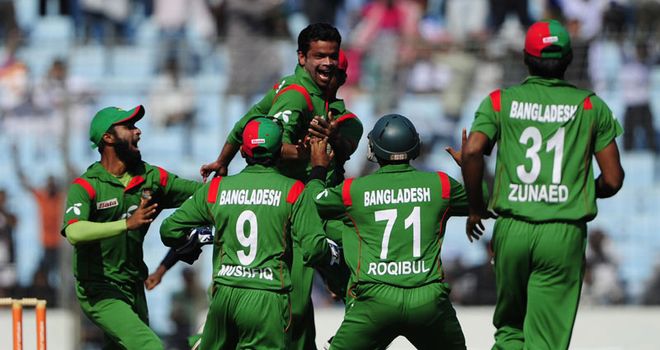 Positive spin: Razzak demolished Zimbabwe's top order