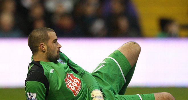 Myhill: Current Baggies keeper made bad a error in recent friendly