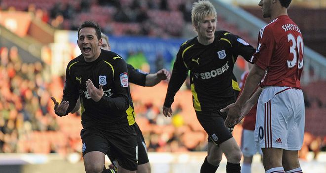 Chopra: Opened the scoring at Stoke