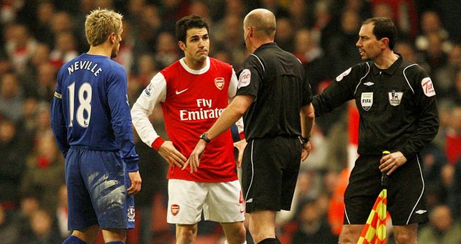 Fabregas: Accused of confronting officials