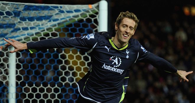 Crouch: Celebrates early winner