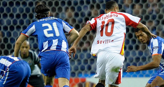 Fabiano's goal was not enough for Sevilla