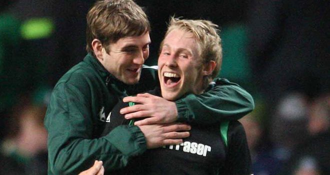 Galbraith: Looking to prove his worth to Hibernian boss Colin Calderwood next season