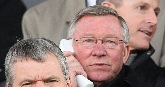 Image result for sir alex on phone