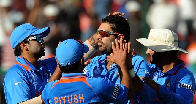 All-round masterclass: Yuvraj took 5-31 and scored 50 not out