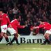 Giggs and Paul Ince perform their trademark celebration in 1993