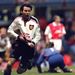 Giggs whelels away scoring surely his finest-ever goal, against Arsenal in the FA Cup semi-final replay in 1999...