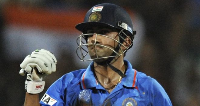 Gambhir will captain India's ODI squad in the Caribbean