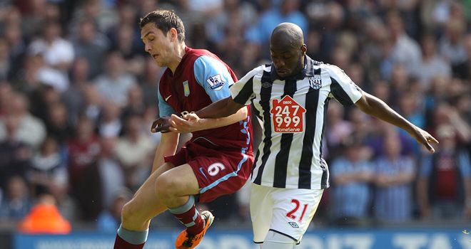 Youssuf Mulumbu: West Brom midfielder will miss his side¿s game against Everton