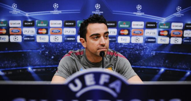 Xavi: Admires Manchester United and is anticipating a difficult match