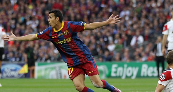 Pedro: Scored the opening goal in the Champions League final