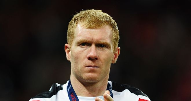 Scholes: Has hung up his boots after helping United to a 19th league title