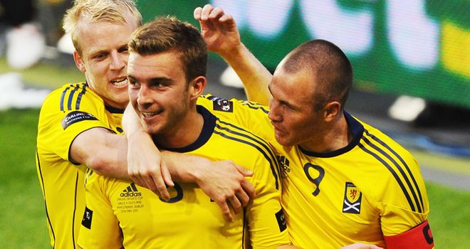 James Morrison: Scored his only Scotland goal against World Cup qualifying opponents Wales in May
