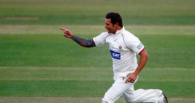 Trego: helped Somerset to victory with 4-22