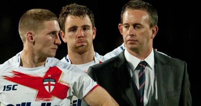 Steve McNamara (R): England coach sees his side in third place in the new rankings
