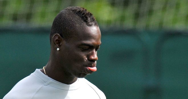 Balotelli: It has been speculated that the striker is homesick