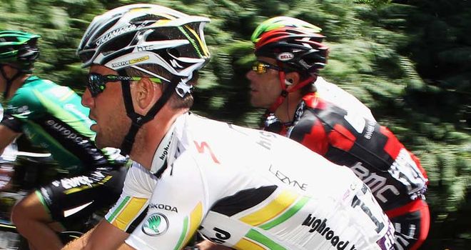 Cavendish: Lost the points he picked up at day's intermediate sprint