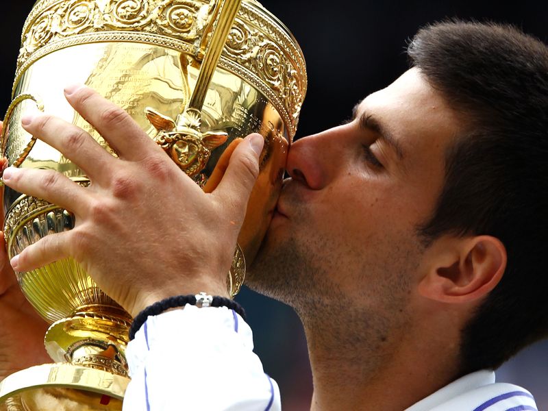 Novak Djokovic - Wimbledon champion.