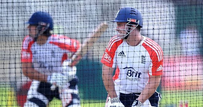 Net loss: Cook and Strauss have put on an average of 13.75 for the first wicket this series