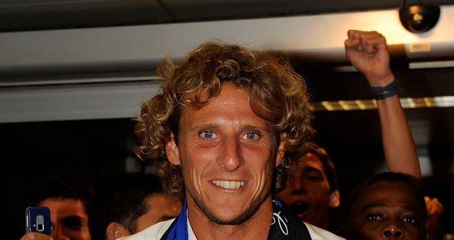 Diego Forlan: Inter Milan striker does not define a date for his comeback from injury