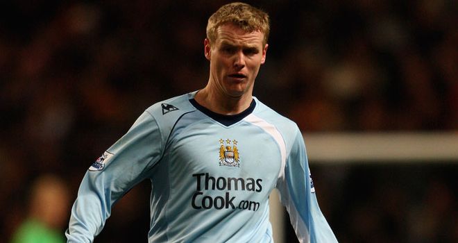 Ball: In action with his last club Manchester City in the Premier League