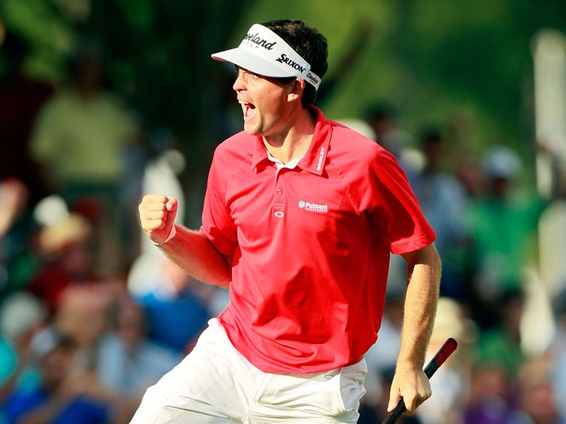 And more Dufner bogeys plus an amazing birdie by Bradley at 17 meant a play-off.