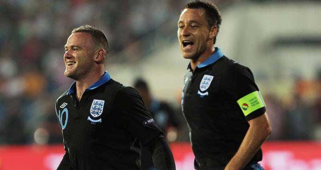 John Terry (R): Wants the public to go easy on Rooney after red card