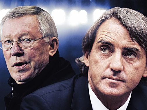 Manchester City host Manchester United on Sunday afternoon.