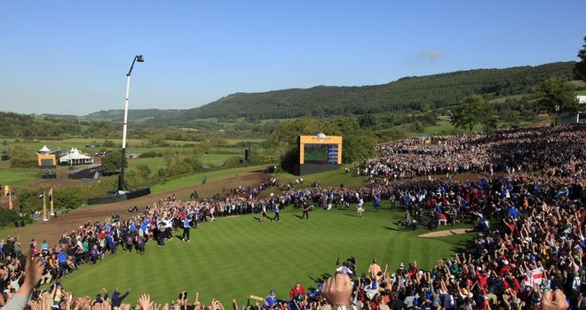 A packed Celtic Manor as Europe win the Ryder Cup