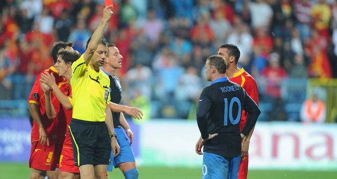 Wayne Rooney: Won't play in friendlies after being sent off against Montenegro