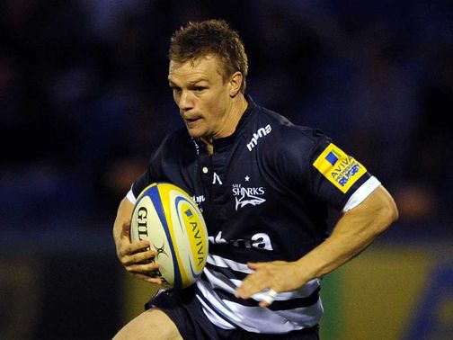 Dwayne Peel: captains Sale in Sunday's clash at the Madejski Stadium&nbsp;